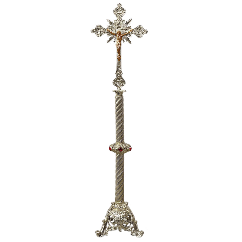 Cruz de Altar Catedral banhada a níquel