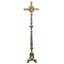 Cruz de Altar Sagrada Família banhada a níquel