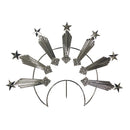 Diadema de Nossa Senhora das Dores com Raios banhado a níquel