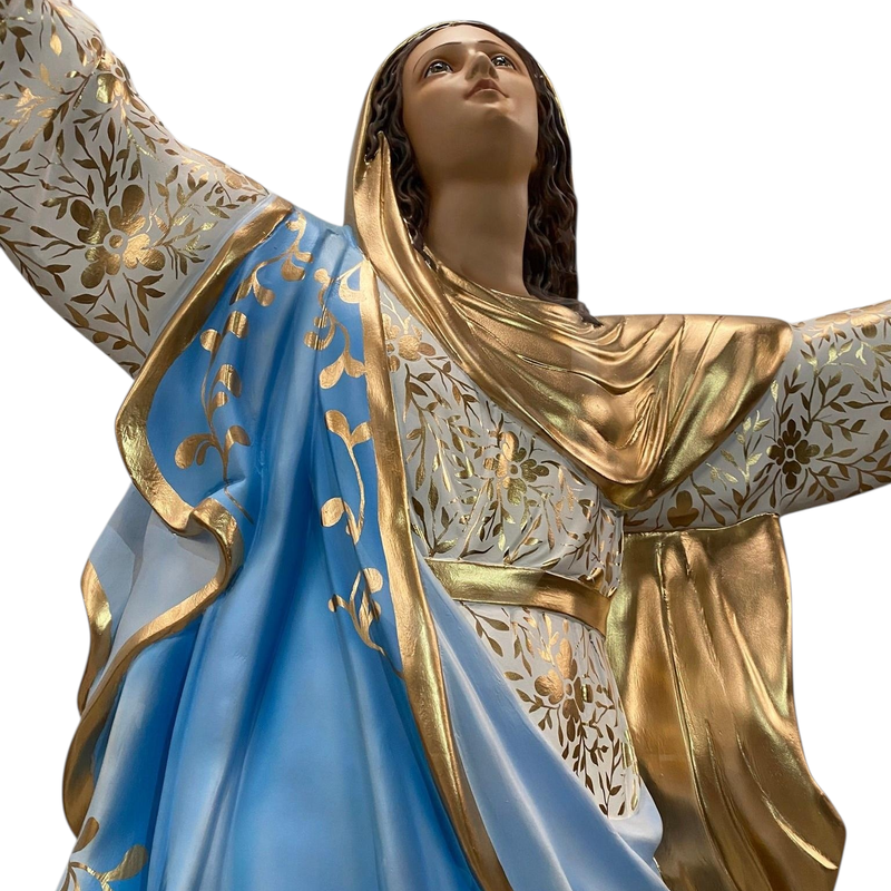 Nossa Senhora da Assunção 145cm - com Pintura Trabalhada