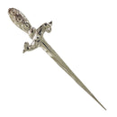 Espada 19cm banhada a níquel