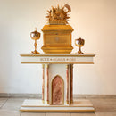 Altar Ecce Agnus - com Pintura Marmorizada