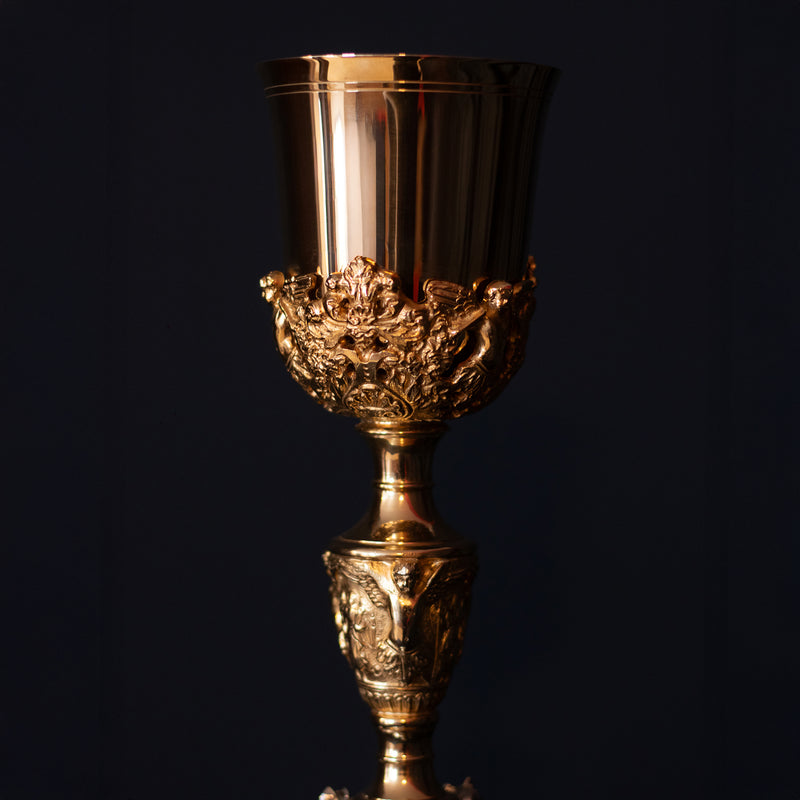 Cálice Profetas banhado a ouro