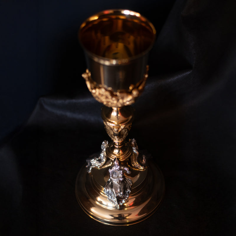 Cálice Profetas banhado a ouro
