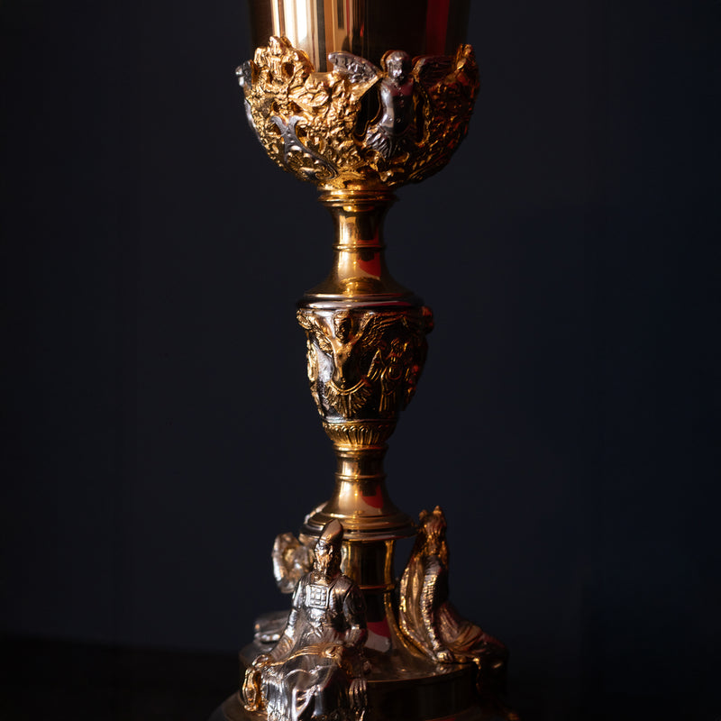 Cálice Profetas em banho misto de ouro e níquel