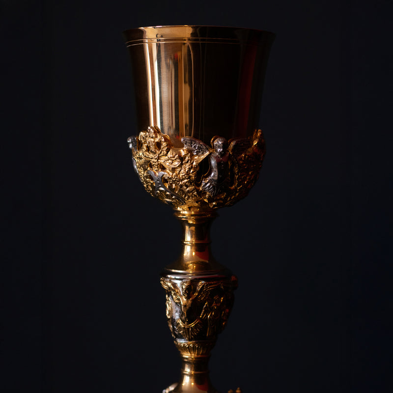 Cálice Profetas em banho misto de ouro e níquel