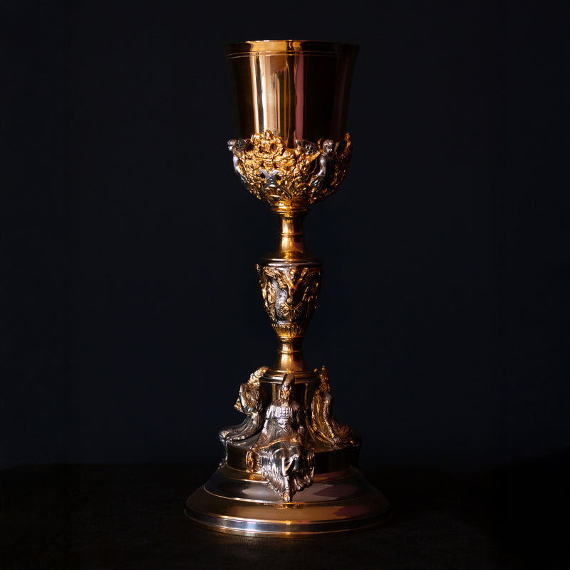 Cálice Profetas em banho misto de ouro e níquel