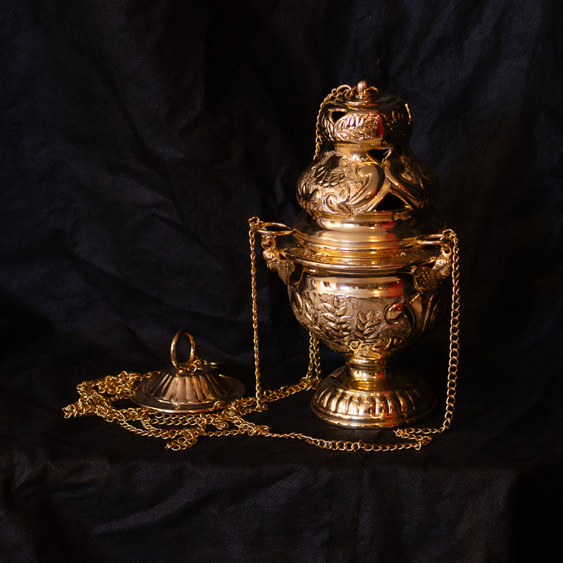 Turíbulo Romano banhado a ouro