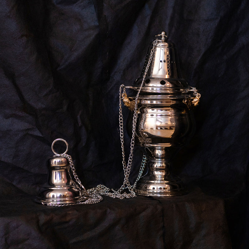 Turíbulo Liso banhado a níquel