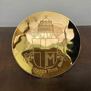 Patena Desenhada 14cm banhada a ouro