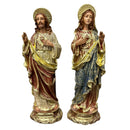Kit Sag. Coração de Jesus e Imaculado Coração de Maria 30cm