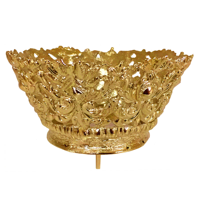 Meia Coroa banhada a ouro