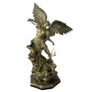 São Miguel Arcanjo 80cm mod. B - com Pintura de Bronze