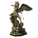 São Miguel Arcanjo 80cm mod. B - com Pintura de Bronze