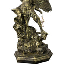 São Miguel Arcanjo 80cm mod. B - com Pintura de Bronze