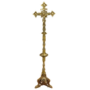 Conjunto de Castiçais 49cm em Bronze (7 Peças)