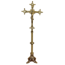 Conjunto de Castiçais 48cm em Bronze (7 Peças)