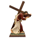 Nosso Senhor dos Passos 140cm (até a Cruz 195cm) - com Base de Madeira