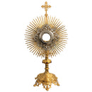 Ostensório Catedral banhado a ouro