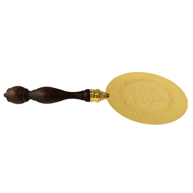 Patena de Comunhão Desenhada banhada a ouro