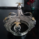 Conjunto do Divino (Coroa, Salva e Cetro) banhado a níquel