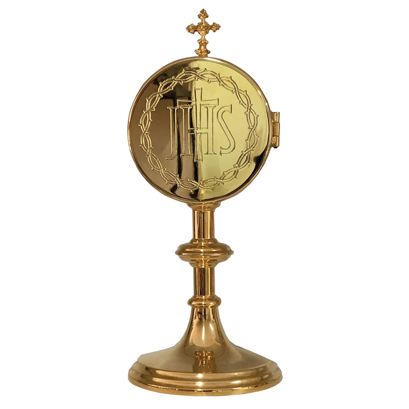 Píxide banhada a ouro
