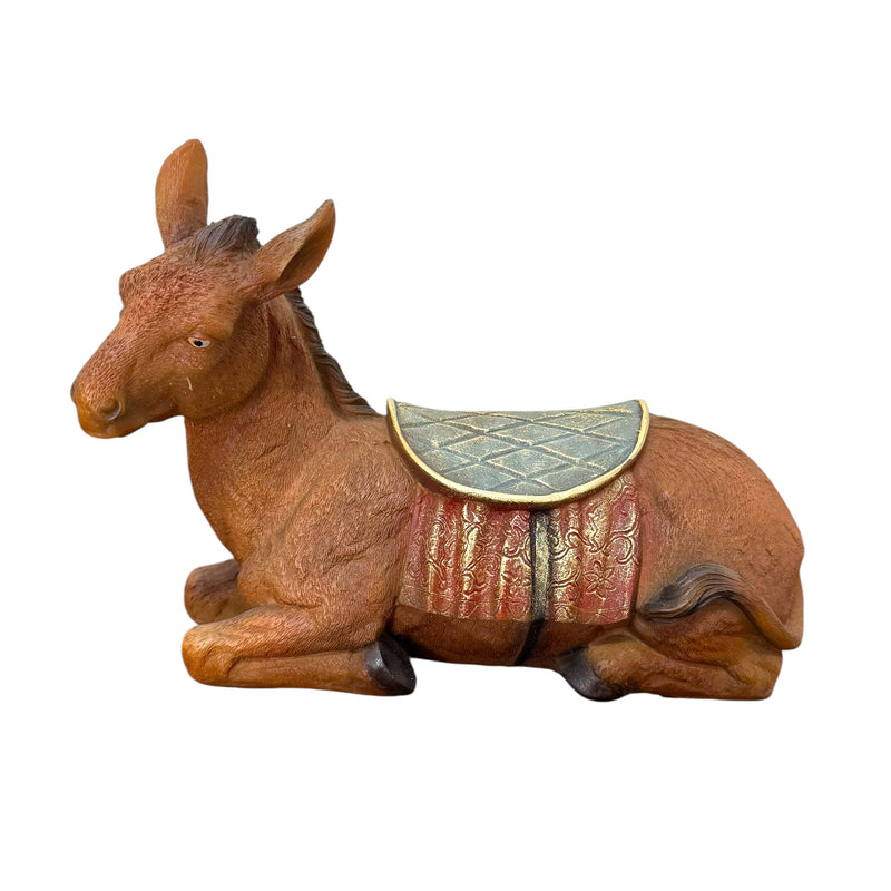 Burro do Presépio de 45cm (23cm) - com Pintura Colorida