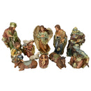 Presépio de 45cm (12 peças) - com Pintura Colorida