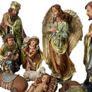 Presépio de 45cm (12 peças) - com Pintura Colorida