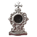 Relicário Devocional banhado a níquel