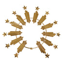 Resplendor com 12 Estrelas banhado a ouro