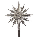Resplendor de Crucifixo banhado a níquel