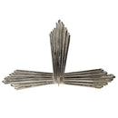 Resplendor Três Raios do Menino Jesus banhado a níquel