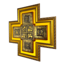 Sacrário Cruz de Embutir - Dourado