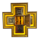 Sacrário Cruz de Embutir - Dourado