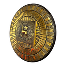 Sacrário Cordeiro Redondo de Embutir - Dourado