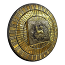 Sacrário Cordeiro Redondo de Embutir - Dourado