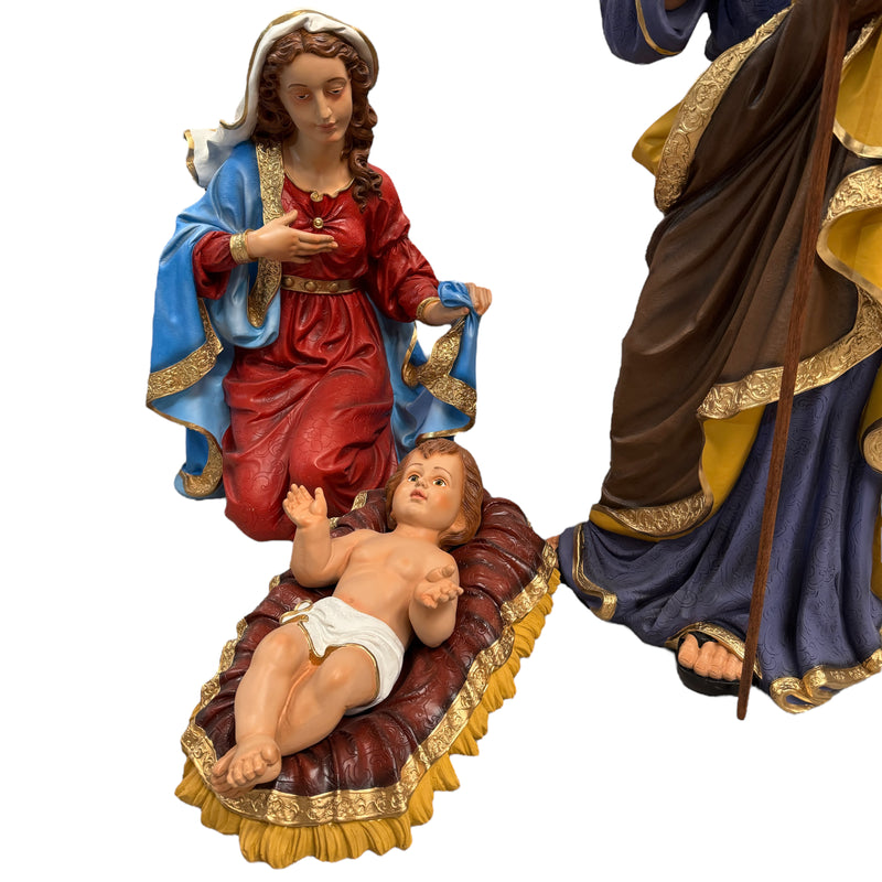 Sagrada Família do Presépio de 100cm (4 peças)