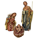 Sagrada Família do Presépio de 45cm (4 peças) - com Pintura Colorida