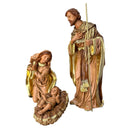 Sagrada Família do Presépio de 45cm (4 peças) - com Pintura Dourada