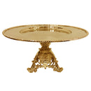 Salva para Coroa do Divino banhada a ouro