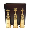 Kit dos Santos Óleos banhado a ouro