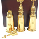 Kit dos Santos Óleos banhado a ouro