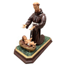 São Francisco com o Menino Jesus no Presépio 65cm