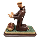 São Francisco com o Menino Jesus no Presépio 65cm