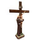 São Francisco do Cristo do Amor Divino 85cm (até a Cruz 135cm)