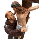 São Francisco do Cristo do Amor Divino 85cm (até a Cruz 135cm)