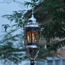 Lanterna Processional com Balanço banhada a níquel - haste lisa