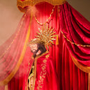 Resplendor Grande banhado a ouro