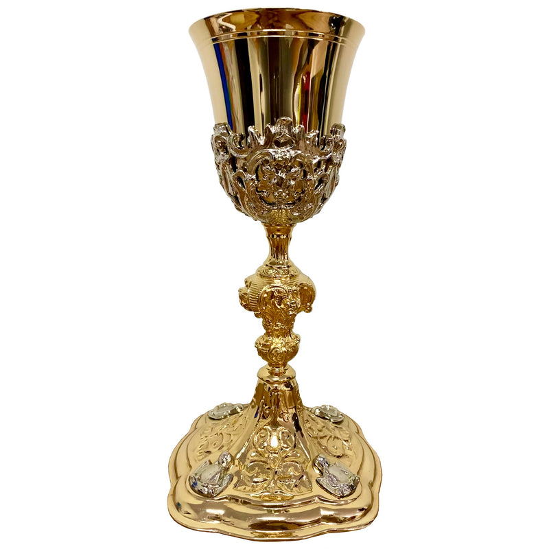 Cálice Querubim banhado a ouro